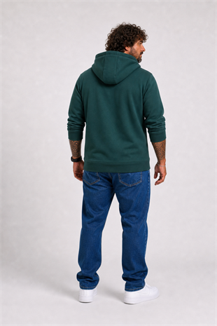 Starbattal Büyük Beden Unisex Kapüşonlu 3ip Sweat 11701 NEFTI