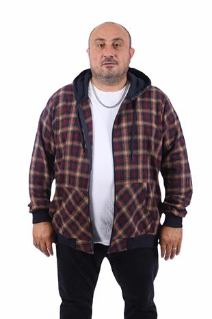 Starbattal Büyük Beden Sweat Kanguru Cep Square 22208-1526