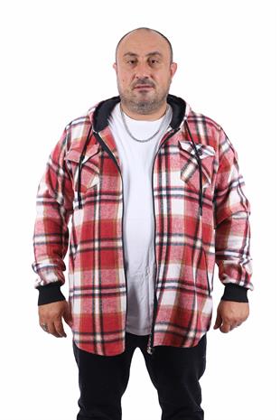 Starbattal Büyük Beden Kapüşonlu Sweat Çift Cep 22204-1697