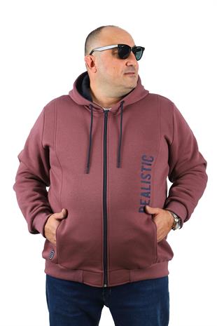 Starbattal Büyük Beden Erkek 3ip Sweat Realistic 22738 LILA