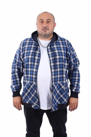 Starbattal Büyük Beden Sweat Kanguru Cep Square 22208-1499