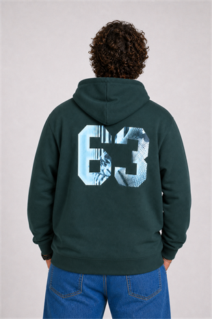 Starbattal Büyük Beden Kapüşonlu Sweat Double Face Sixty Three 25704 NEFTI