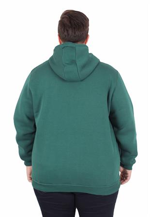 Starbattal Büyük Beden Unisex Kapüşonlu 3ip Sweat 11701 NEFTI