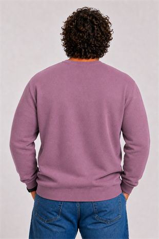 Starbattal Büyük Beden Selanik Classic Sweat 23200 Eflatun