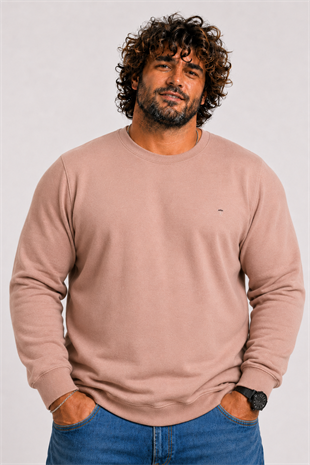 Starbattal Büyük Beden Selanik Classic Sweat 23200 S.KAHVE