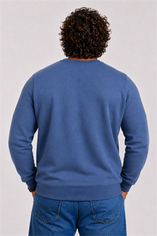 Starbattal Büyük Beden Selanik Classic Sweat 23200 Marin