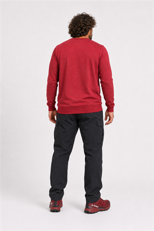 Starbattal Büyük Beden Sweatshirt Bisiklet Yaka Deri Arma 22703-2143