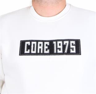 Starbattal Erkek Büyük Beden Sıfır Yaka 3ip Sweat Core 1975 24209 EKRU