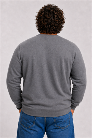 Starbattal Büyük Beden Selanik Classic Sweat 23200 ANTRASIT