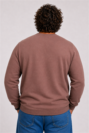 Starbattal Büyük Beden Selanik Classic Sweat 23200 TABA