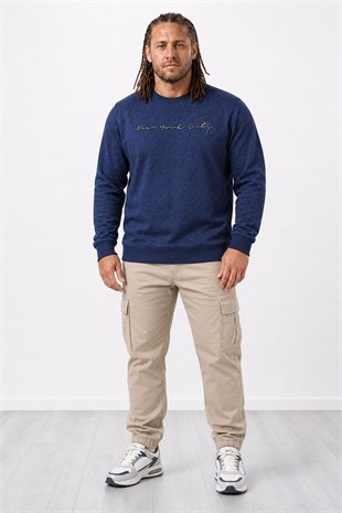 Starbattal Büyük Beden Sweat New York Cıty 22704-2087
