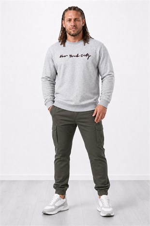 Starbattal Büyük Beden Sweat New York Cıty 22704-2095