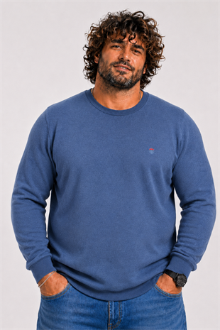 Starbattal Büyük Beden Selanik Classic Sweat 23200 Marin