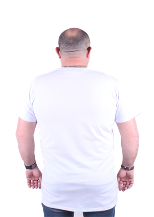 Starbattal Büyük Beden Basic Tişört 11100 BEYAZ