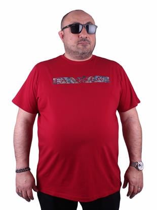 EA Sıfır Yaka Tişört 23156 BORDO