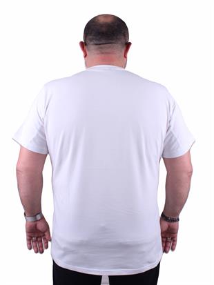 GCC Sıfır Yaka Tişört 23158 BEYAZ