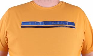 HB Sıfır Yaka Tişört 23162 HARDAL