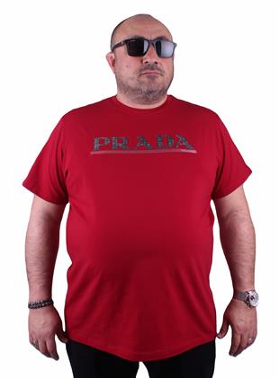 PRD Sıfır Yaka Tişört 23159 BORDO