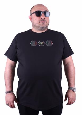 ARM Sıfır Yaka Tişört 23161 SIYAH