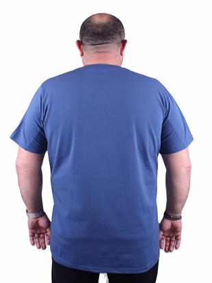VRS Sıfır Yaka Tişört 23160 INDIGO