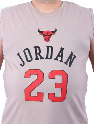 Büyük Beden Erkek Atlet Bisiklet Yaka JRDN Toprak 22135-4 Std