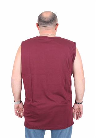 Starbattal Büyük Beden Baskılı Kolsuz Tişört Break Limits 25153 MURDUM