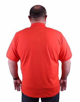 Büyük Beden Erkek Polo Tişört 23405 Nar Çiçeği
