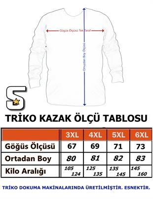 Starbattal Erkek Büyük Beden Polo Yaka Fermuarlı Triko Kazak 23701 SIYAH