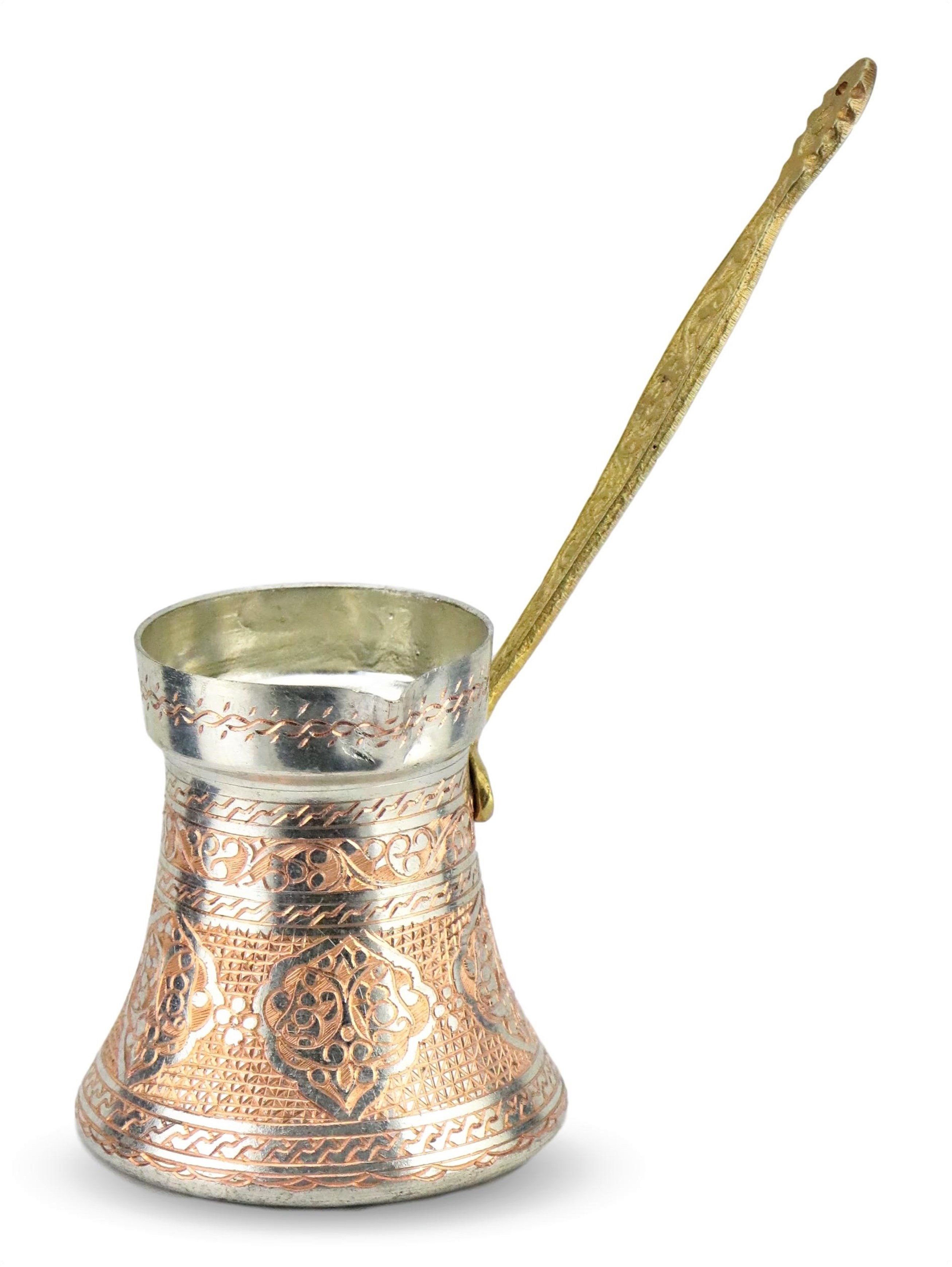 Bosna Orta Bakır Sütlük Cezve 