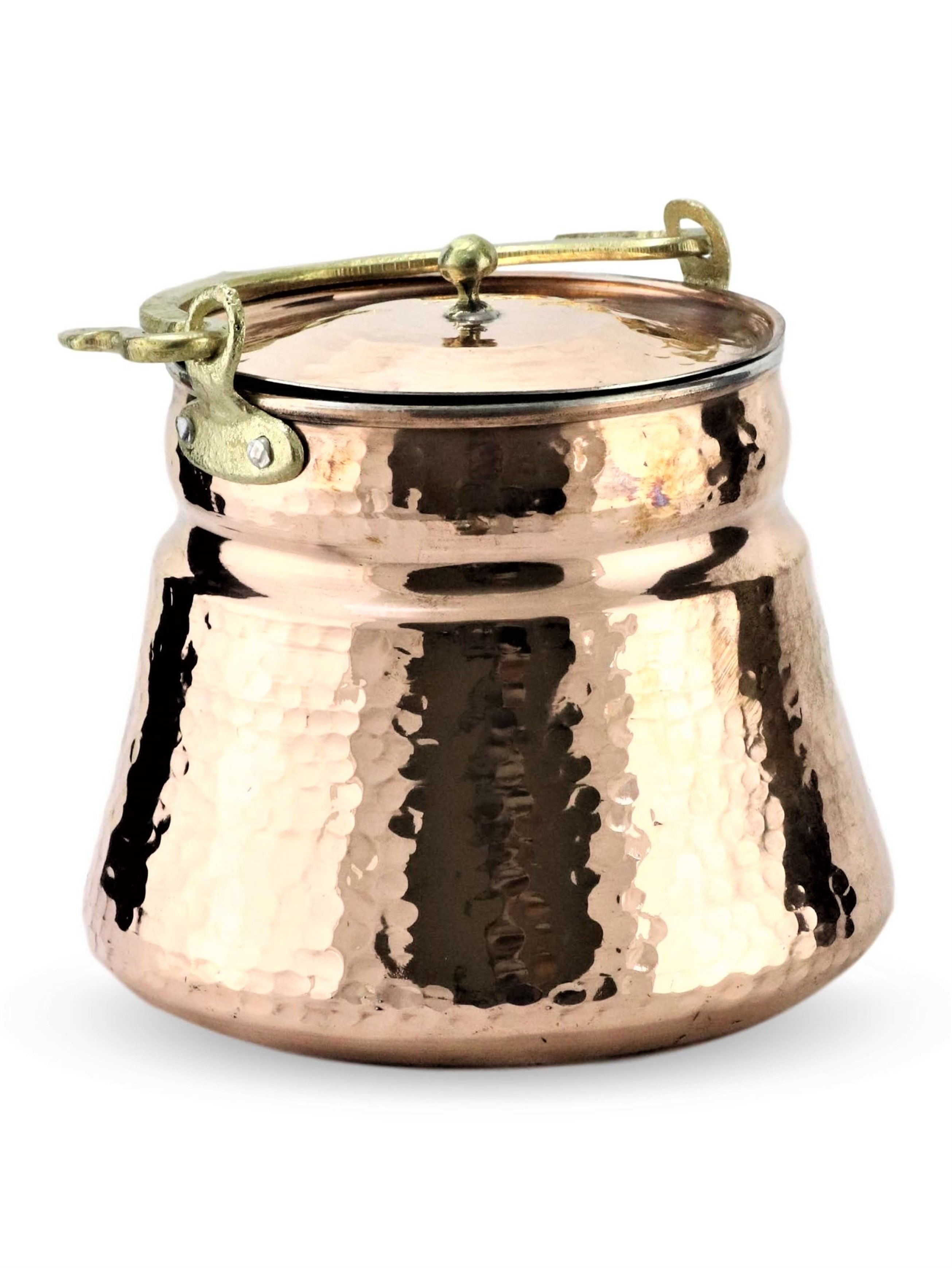 Bakır BakraçSonay BakırcılıkDövme Kırmızı Yoğurt Bakır Bakraç 2 LT