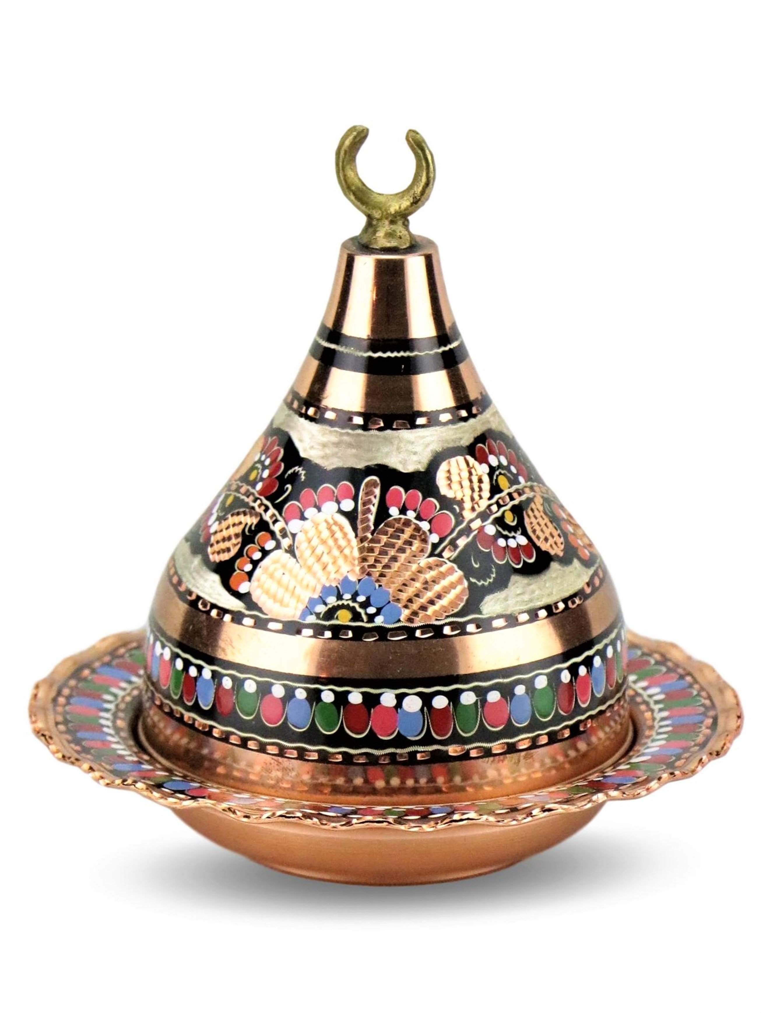 Gül Çiçek Bakır Kubbeli Şekerlik