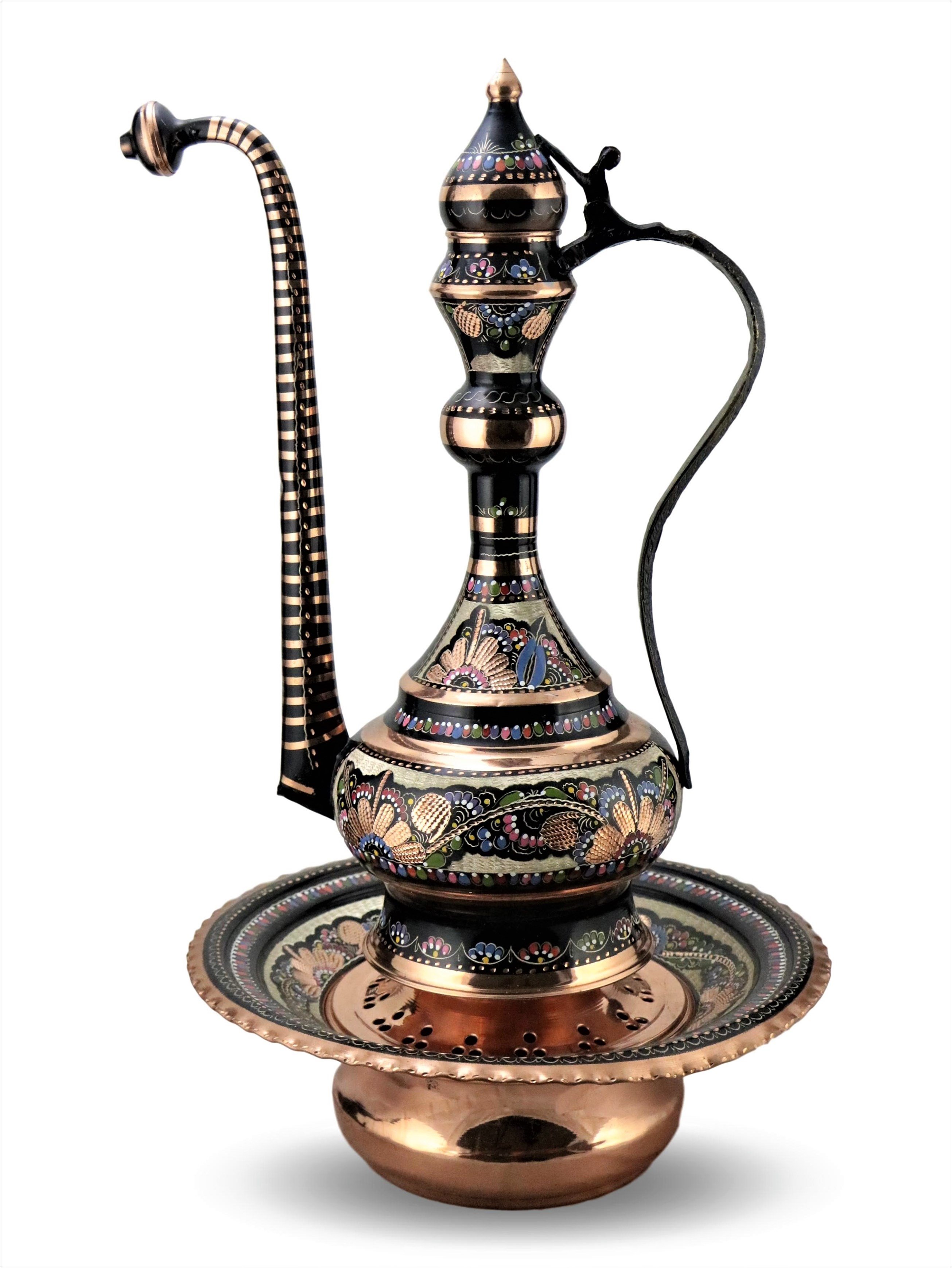 Gül Çiçek Hanedan Bakır ibrik