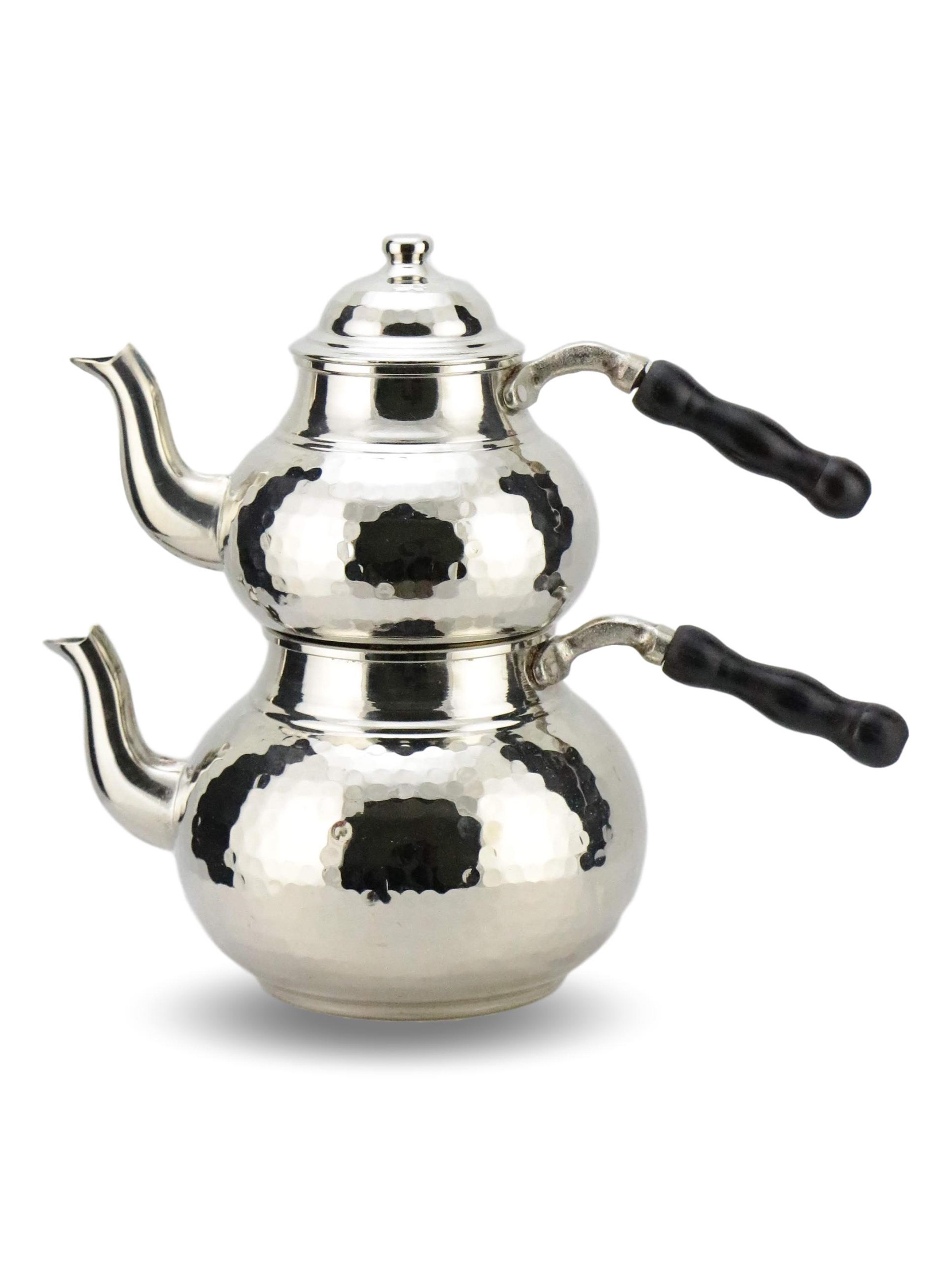 Bakır ÇaydanlıkSonay BakırcılıkKalın Dövme Topak Bakır Çaydanlık