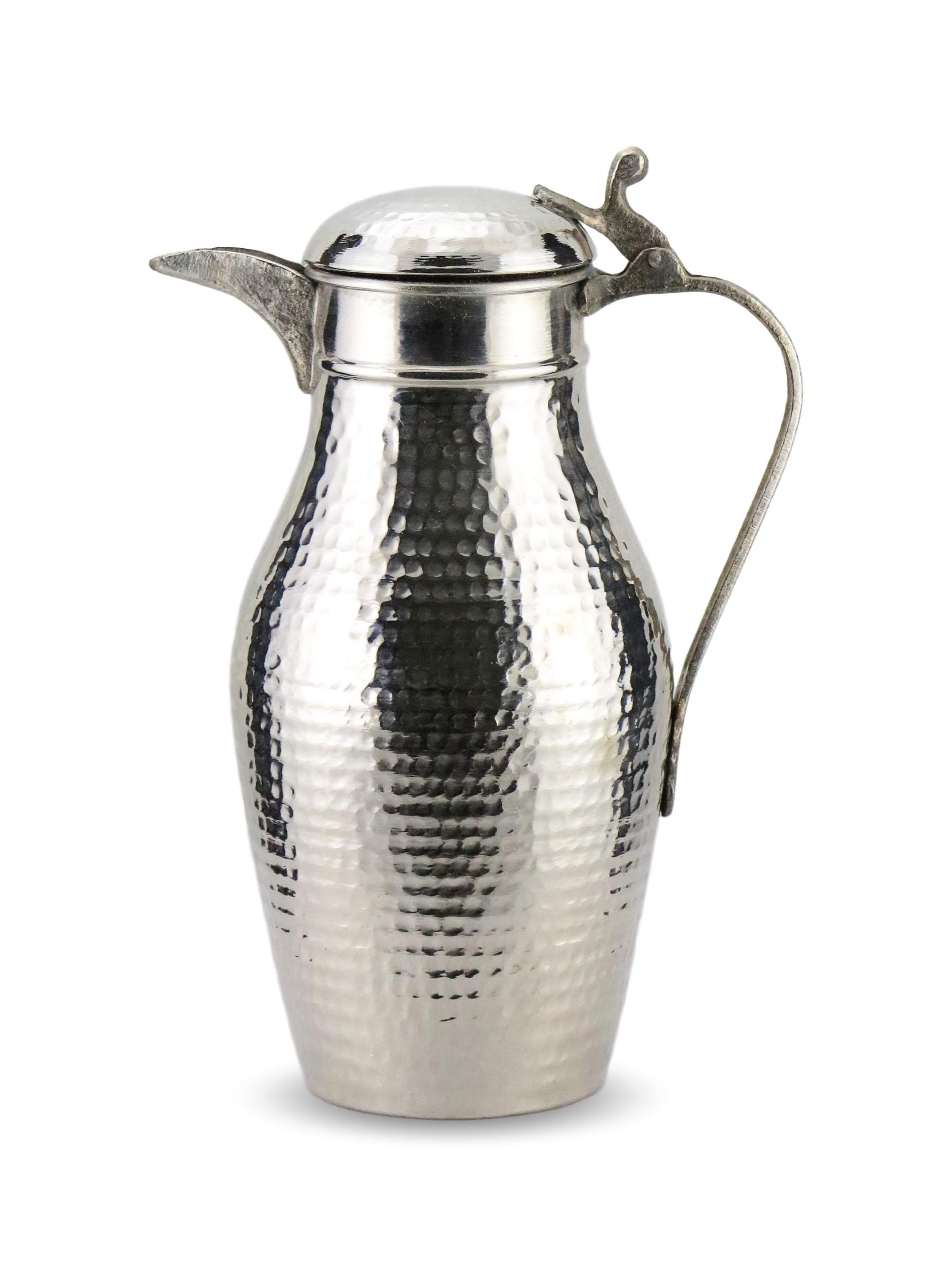 Bakır Sürahi ve MaşrabaSonay BakırcılıkKapaklı Dövme Debbe Küçük Bakır Sürahi