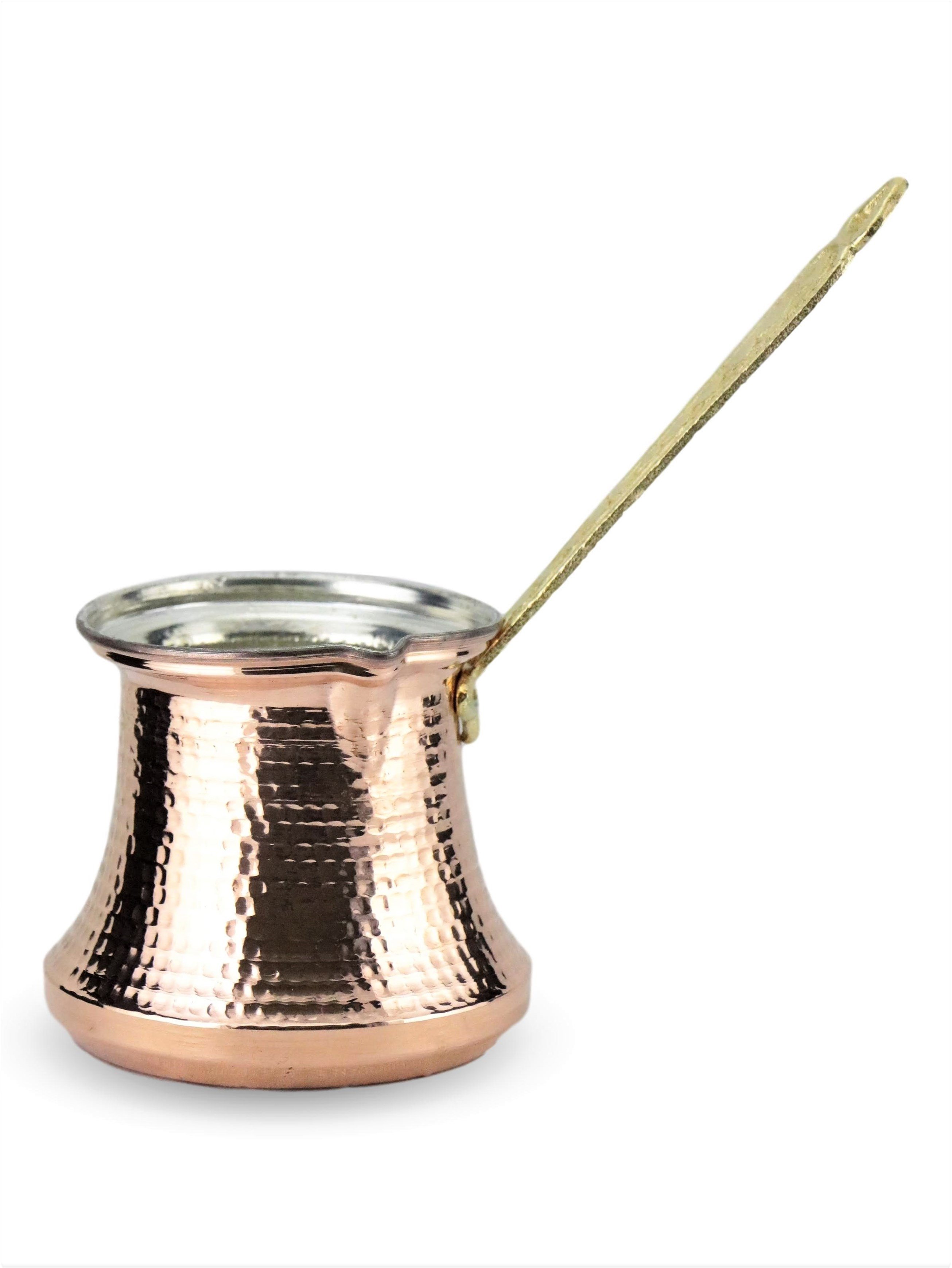 Bakır Cezve Sonay BakırcılıkKlasik Kalın Bakır Sütlük Cezve 500 ml