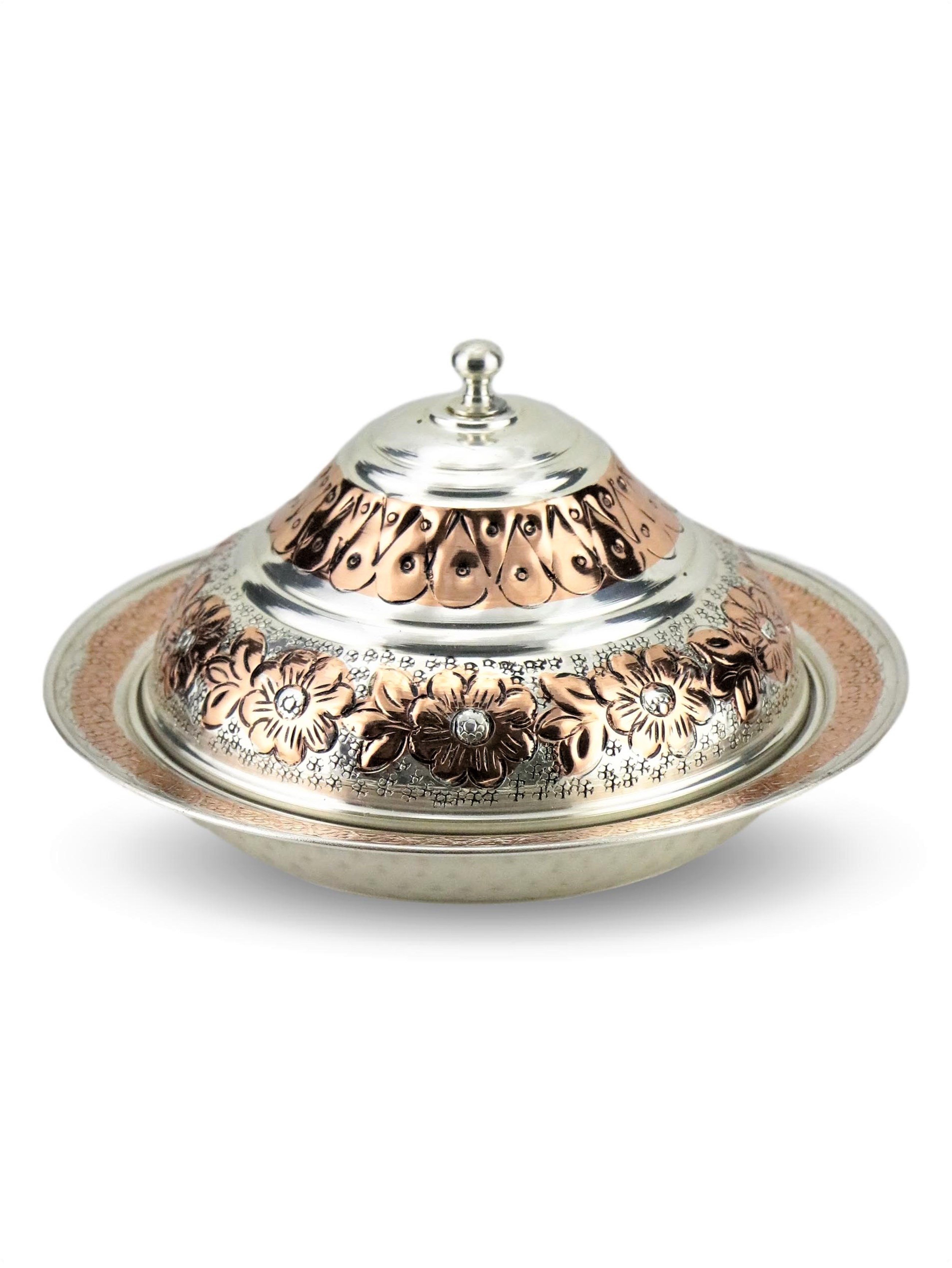 Miray Yuvarlak Bakır Şekerlik