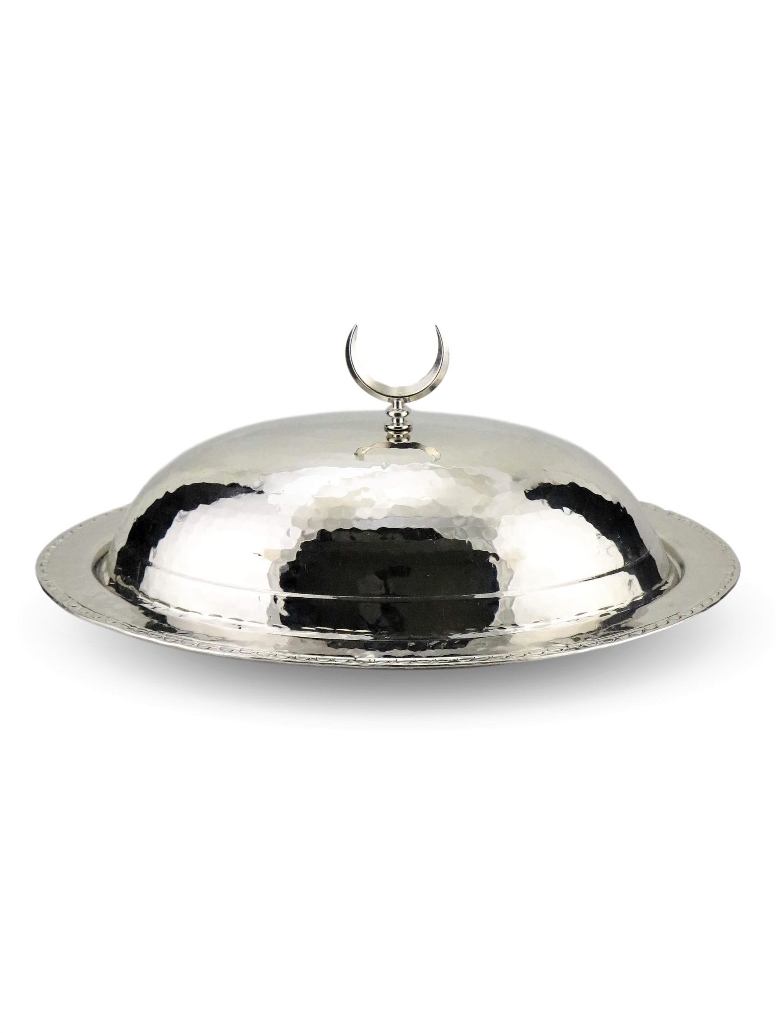 Nikel Dövme Kayık Bakır İskender Tabağı 