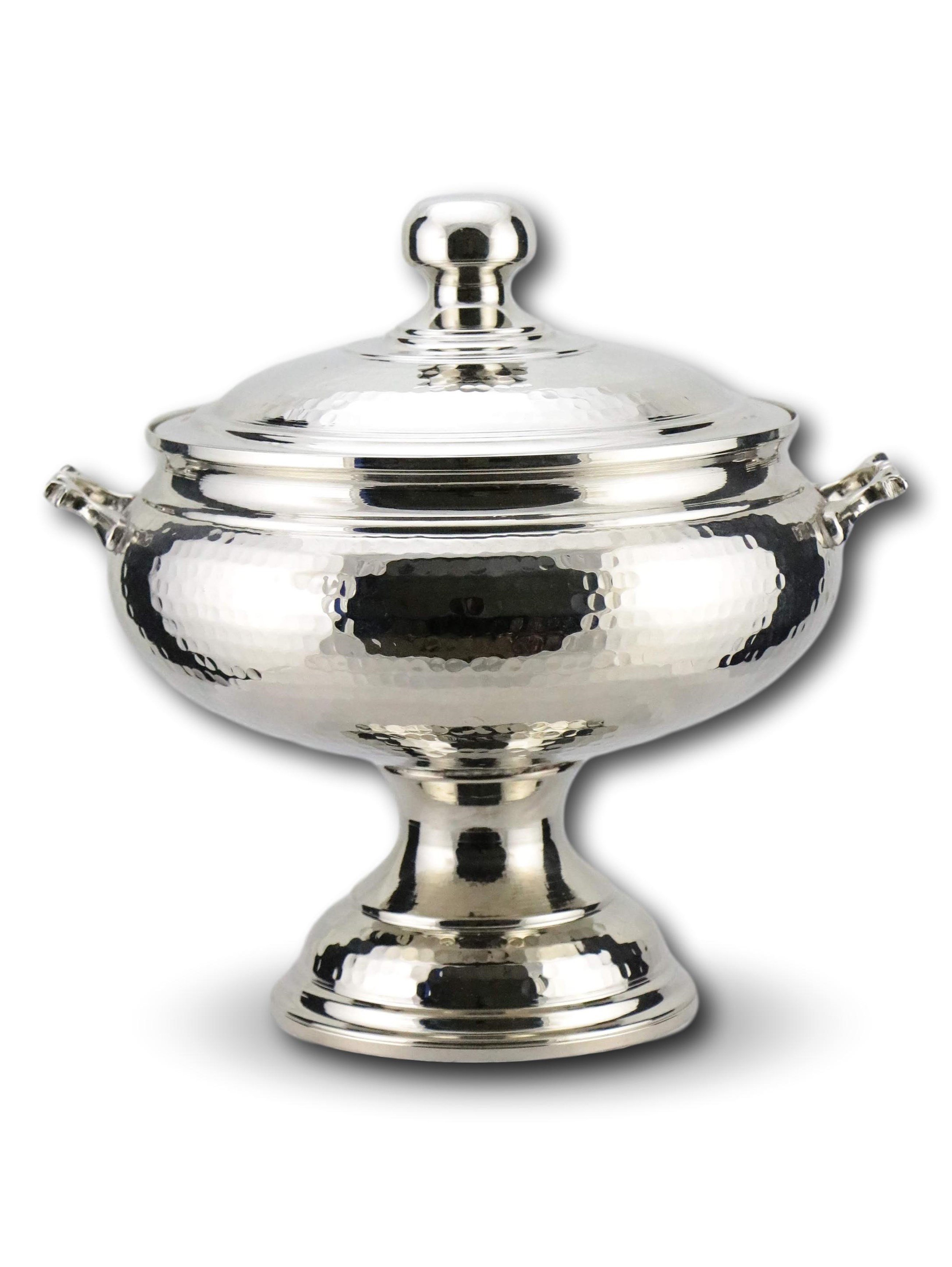 Bakır Tencere ve TavalarSonay BakırcılıkNikel El Dövmesi Bakır Çorbalık 