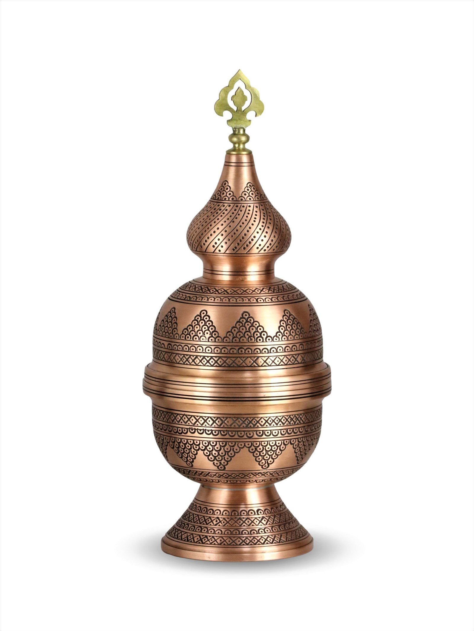 BuhurdanlıkSonay BakırcılıkOsmanlı Motifli Bakır Buhurdanlık