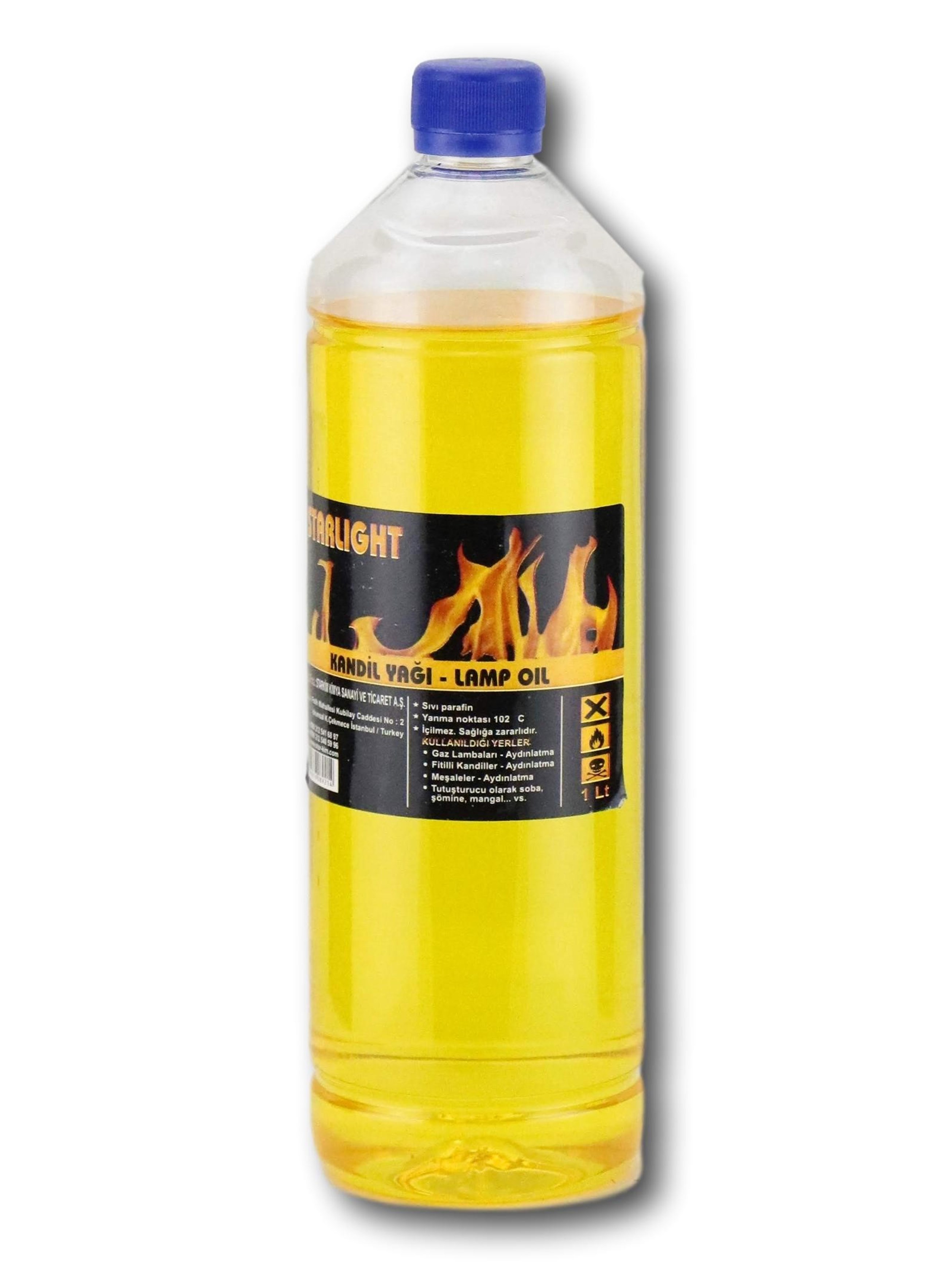 Bakır Gaz LambasıStarlightStarlight Gaz Lambası Gazı Kandil Yağı 1 lt
