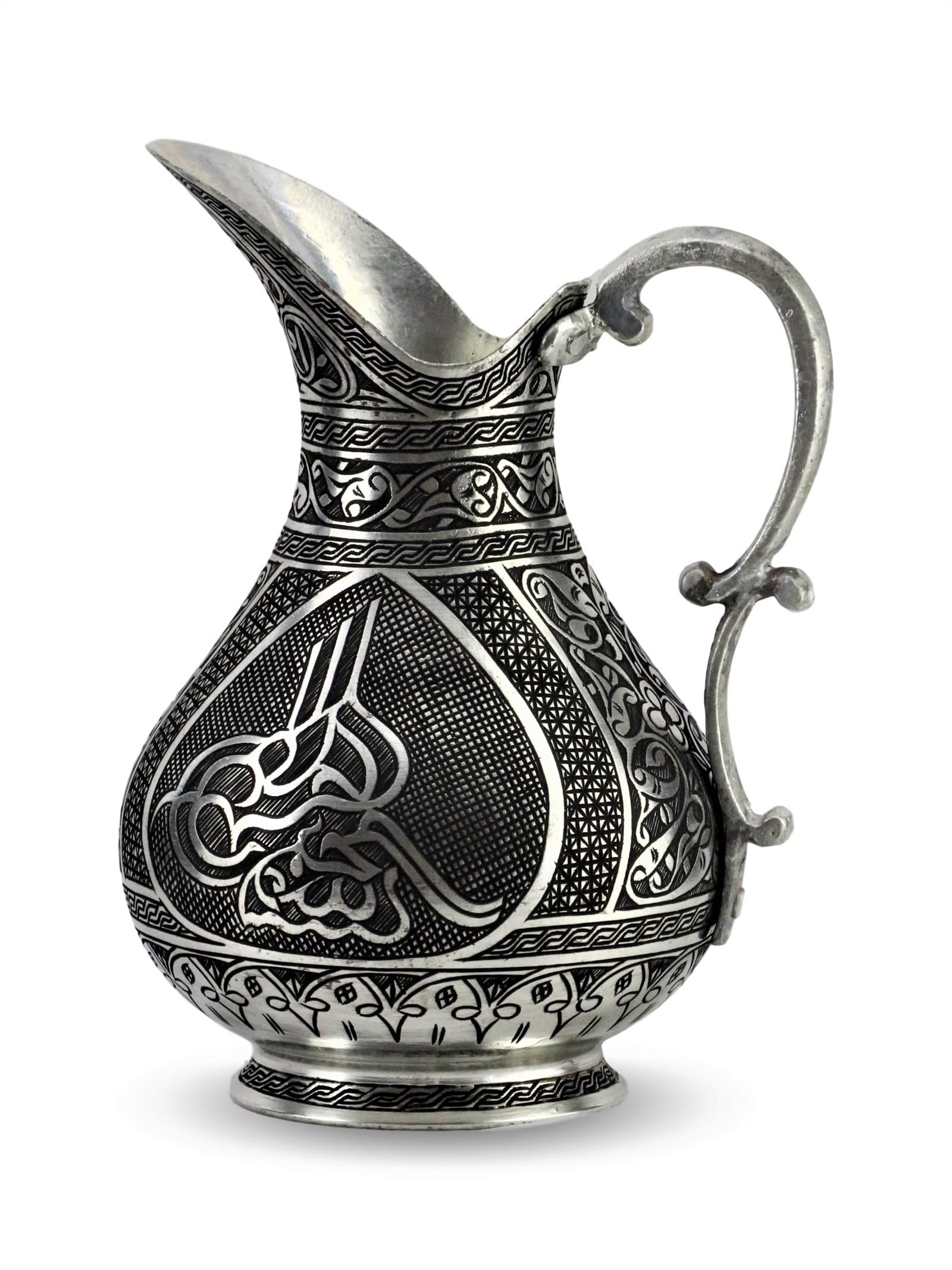 Bakır SürahiSonay BakırcılıkSultan Tuğralı Keski Osmanlı Bakır Sürahi