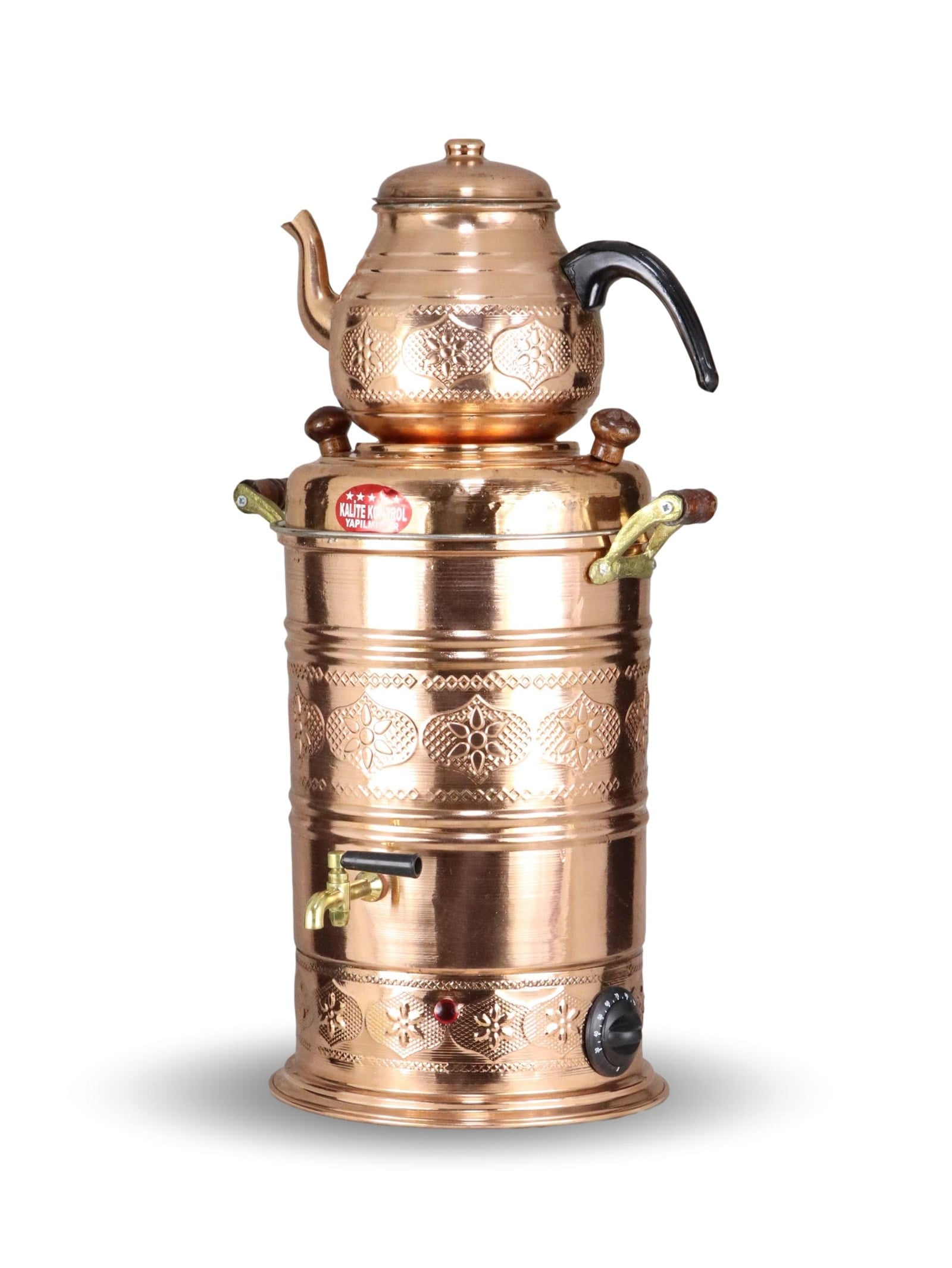 Bakır SemaverSonay BakırcılıkTermostatlı Elektrikli Bakır Semaver  ( 7 Lt Otel ve Şantiye Tipi )