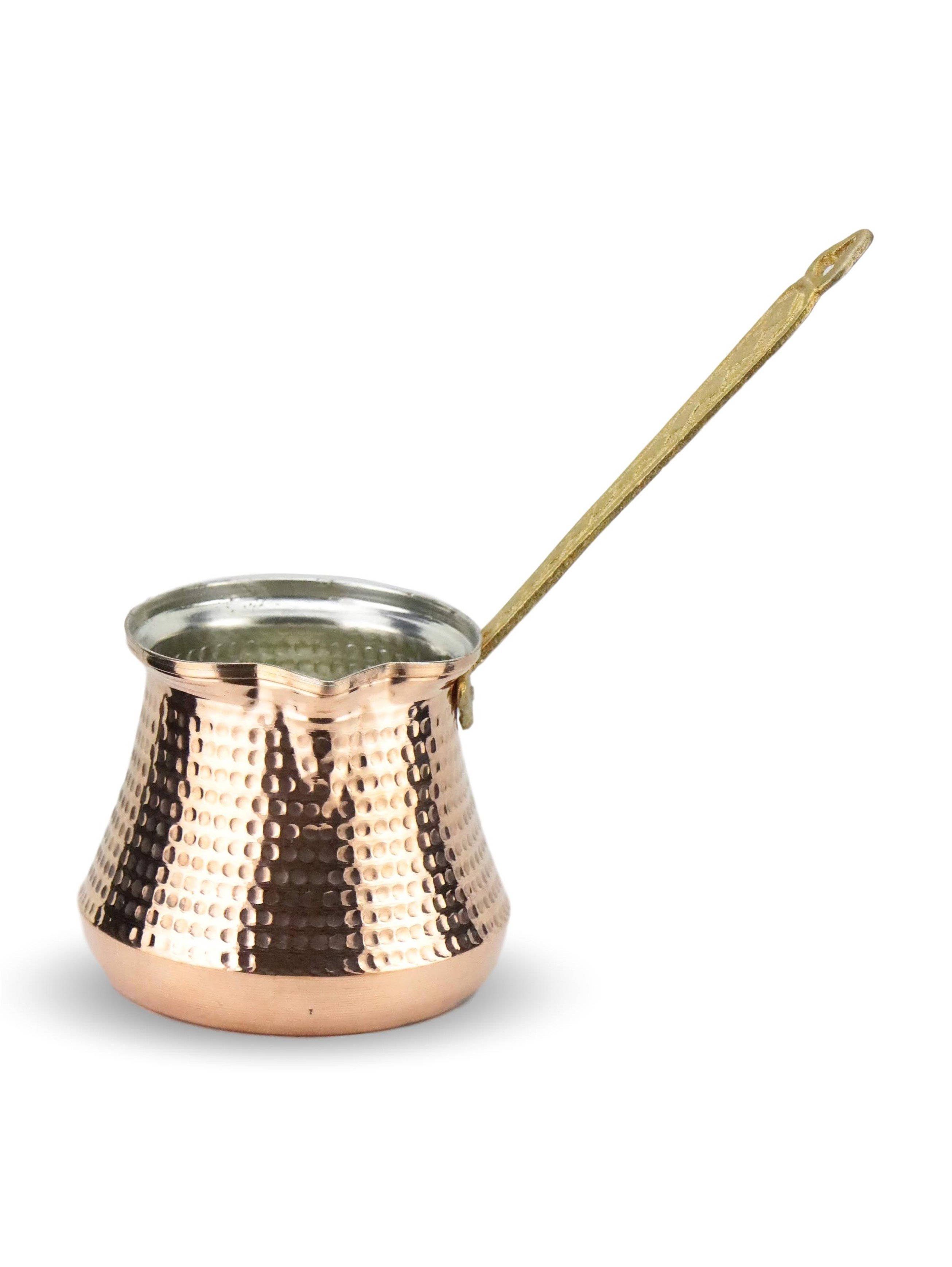 Topak Bakır Sütlük Cezve 