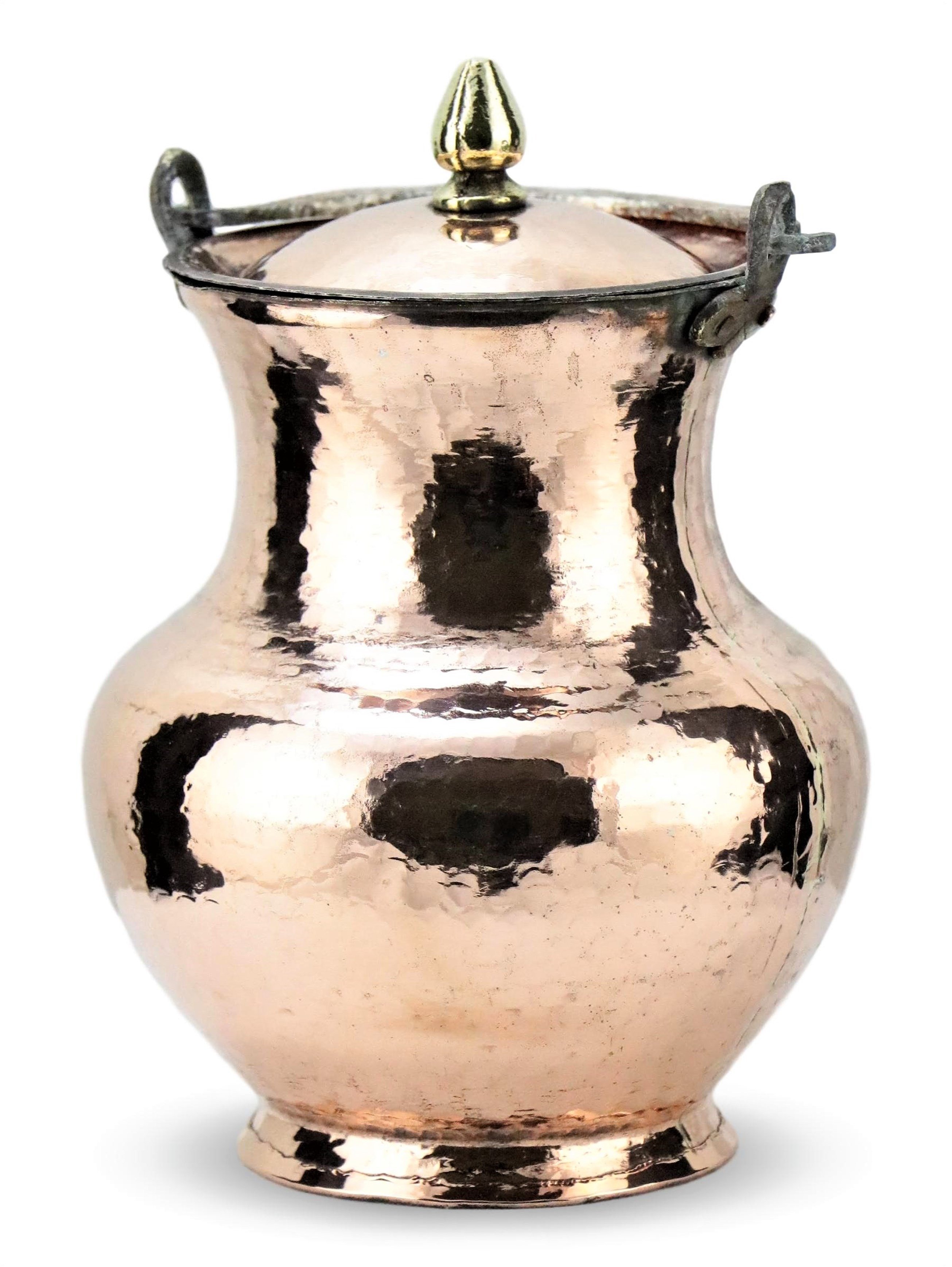 Trabzon El Yapımı Yoğurt Bakır Bakraç 4,5 lt