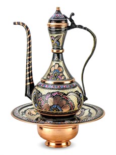 Gül Çiçek Lüx Bakır ibrik