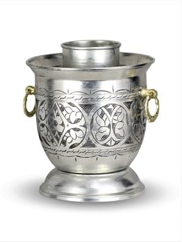 Ehli KeyfSonay BakırcılıkKalın Kalay Kaplama Keski İşlemeli Bakır  Ehli Keyf Rakı Şişelik 