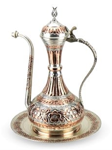 Bakır Gügüm ve İbriklerSonay BakırcılıkLüx Hürrem İşlemeli Bakır İbrik