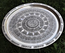 60 cm Kalaylı Bakır Sini