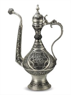 Bakır Gügüm ve İbriklerSonay BakırcılıkSultan Keski Osmanlı İşlemeli Antep Bakır ibrik