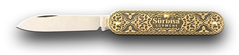  Sürmene Sürbısa Sarı İşlemeli Çakısı